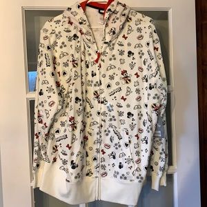 Disney, Minnie Mouse, long sleeve zip up.